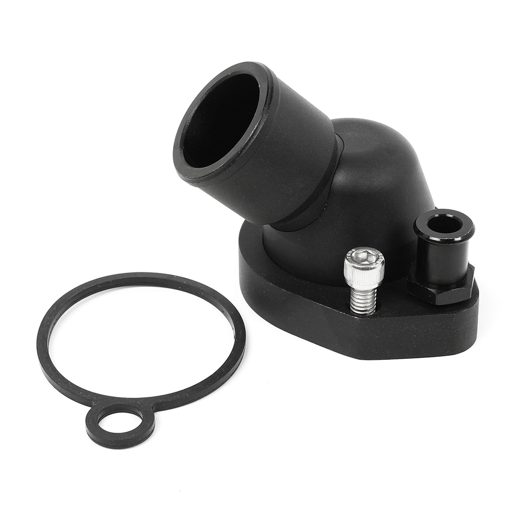 Water Neck 45 degree Ford Windsor Black